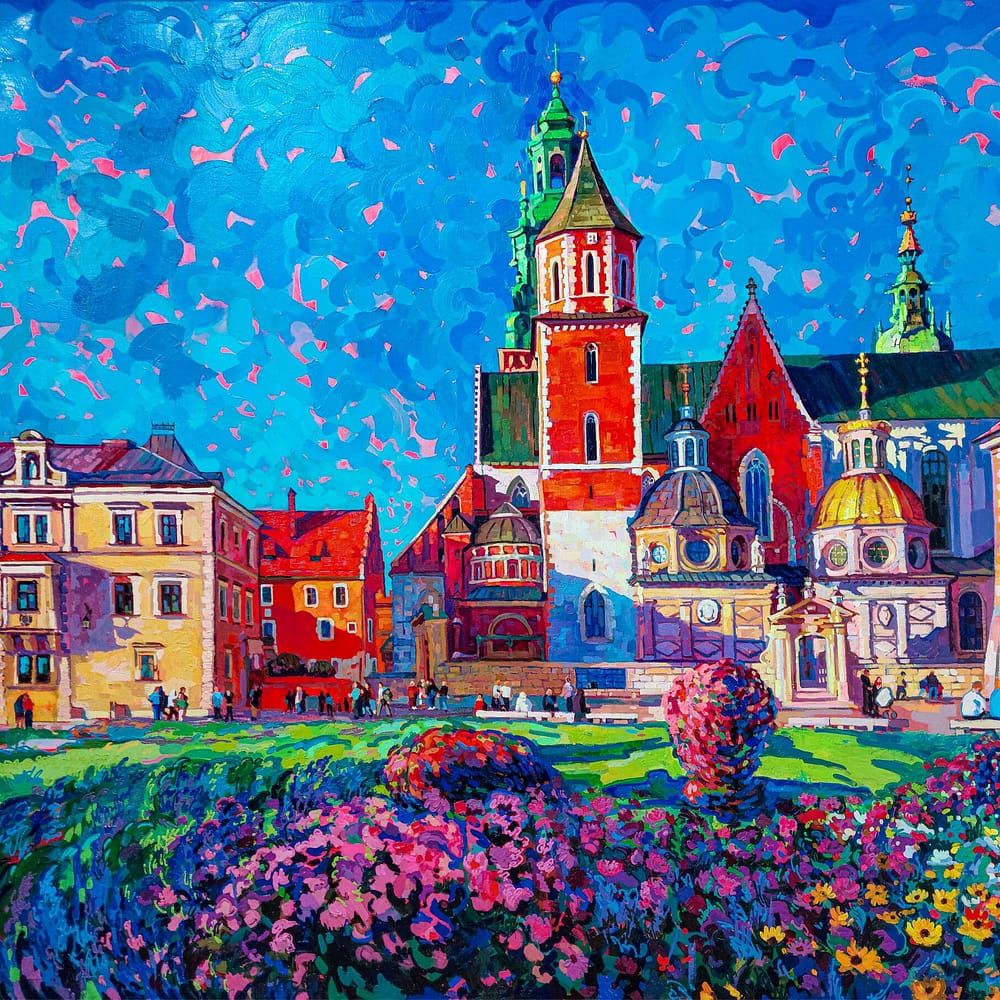 Century Light Flow, original oil painting on canvas by STIA