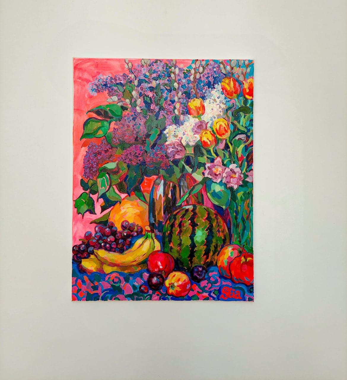 Pink Summer: Lilacs, Tulips, Watermelon - Image 11