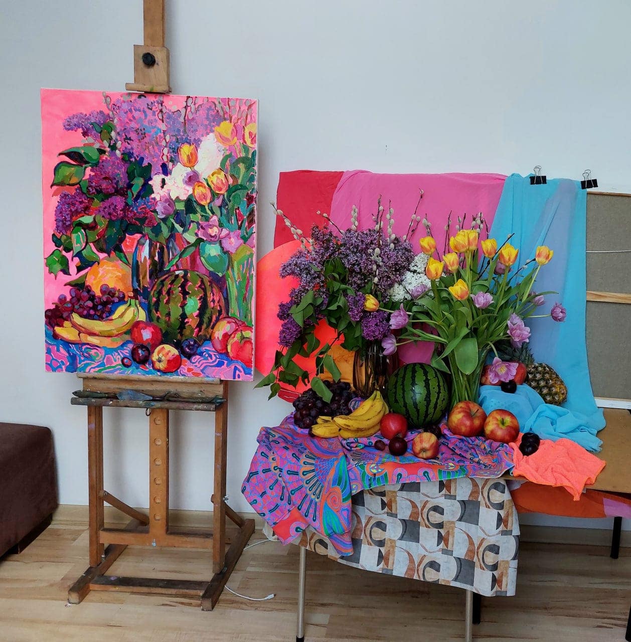 Pink Summer: Lilacs, Tulips, Watermelon - Image 9