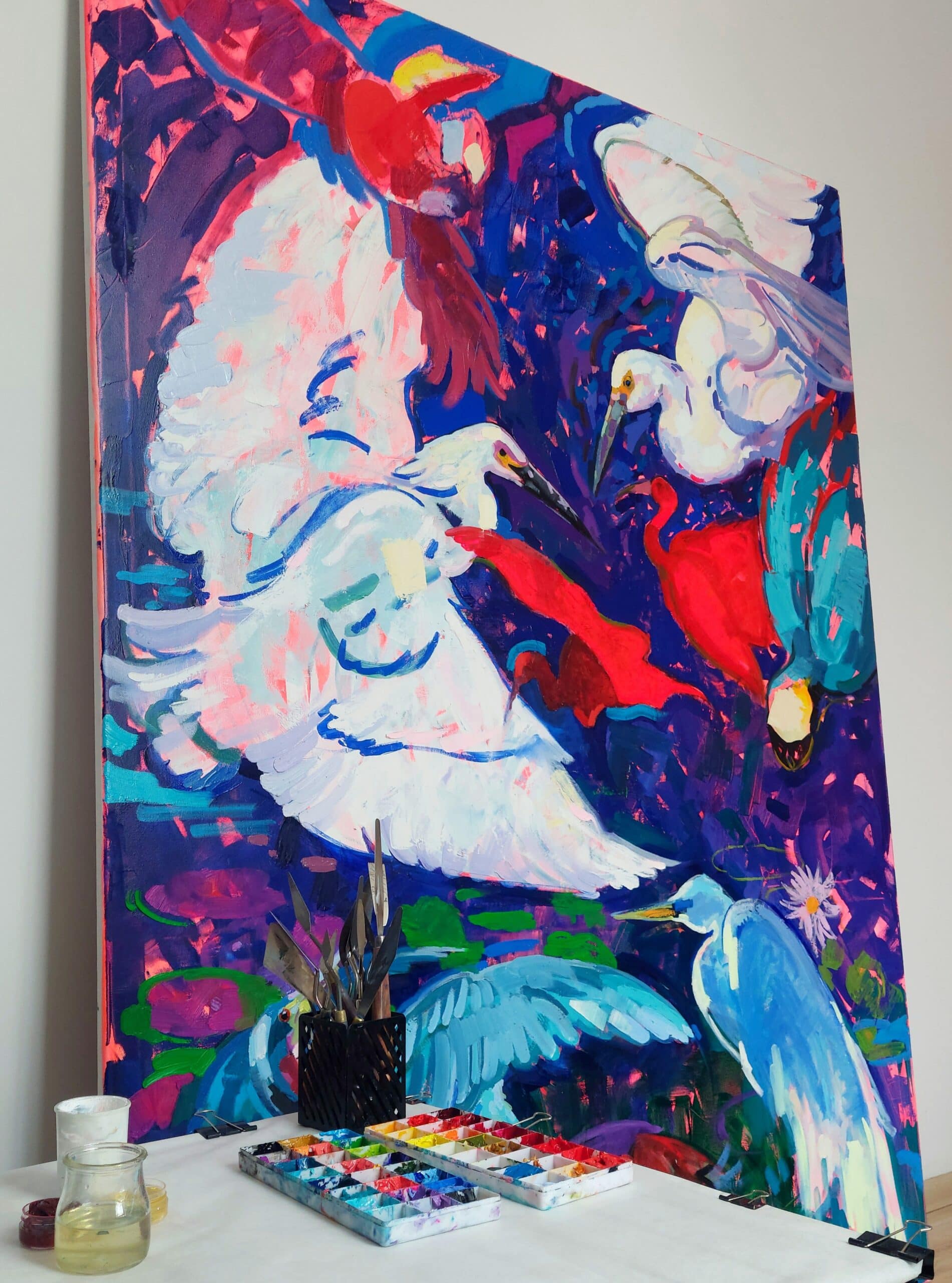 Work in progressA new large-scale, 2-meter painting from Symphony of CreaturesOil on canvas
Emochromism 🎨