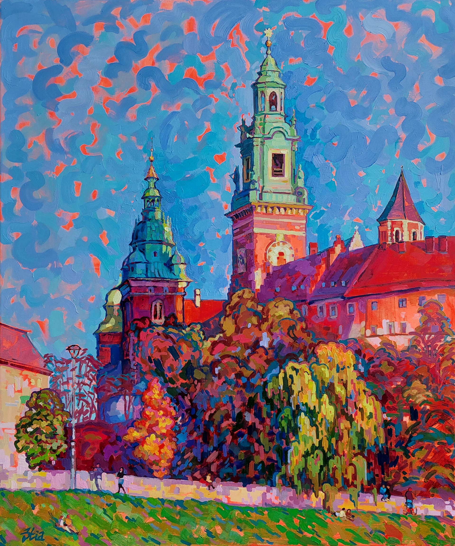 Wawel | Large Original Oil Painting by STIA